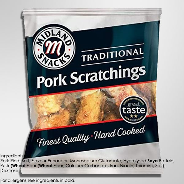 Midland Snacks Traditional Pork Scratchings