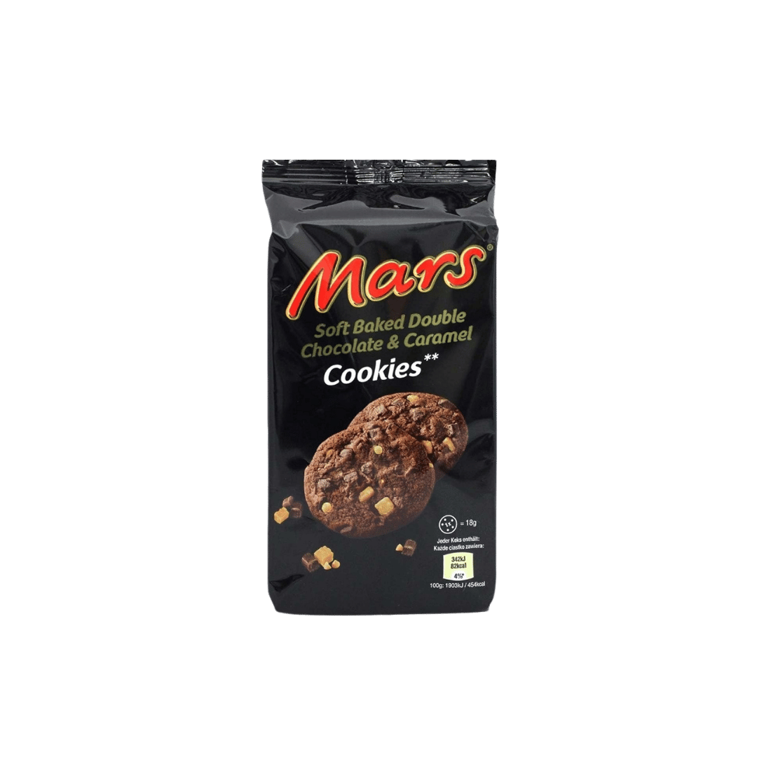 Mars Soft Baked Double Chocolate & Caramel Cookies