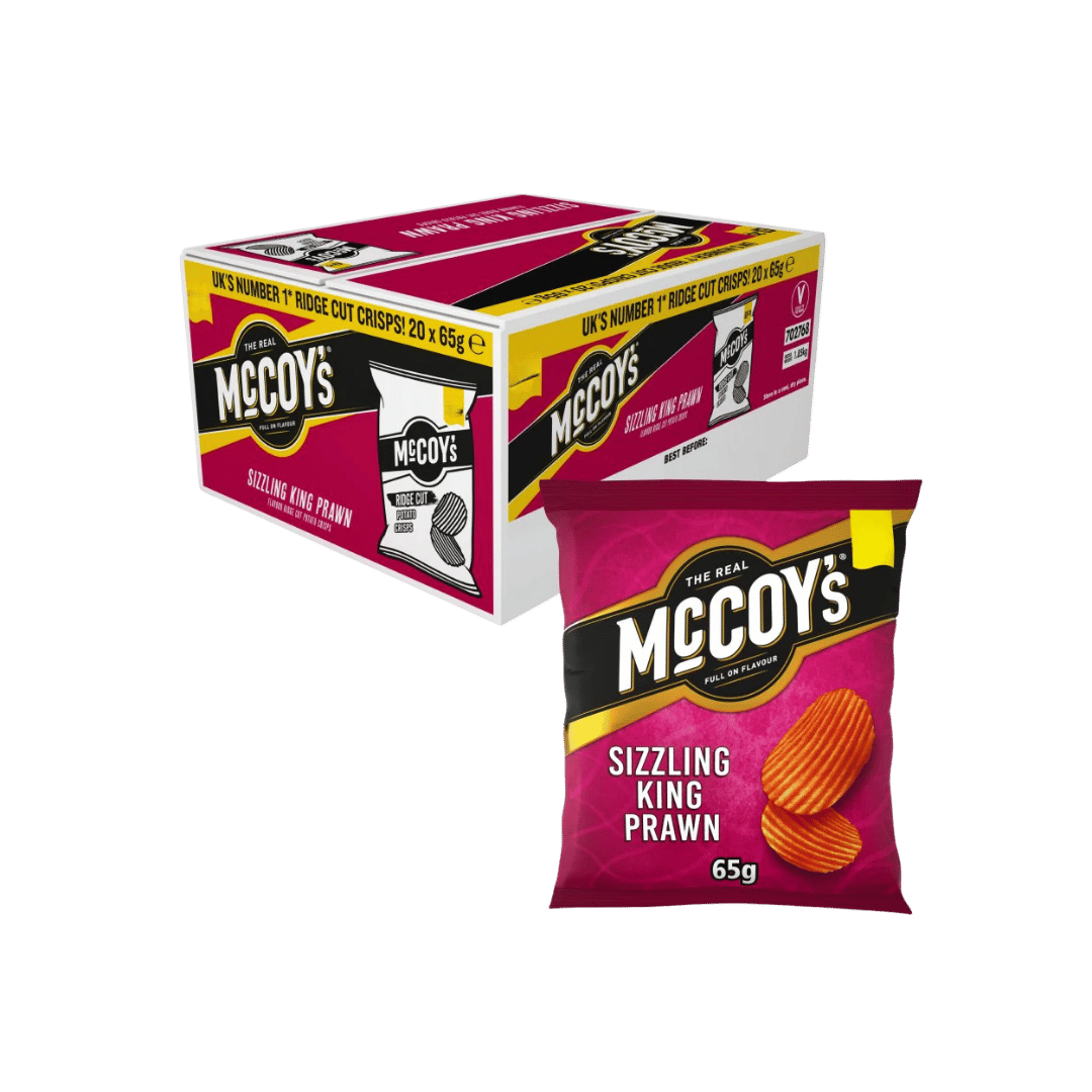 McCoy's Sizzling King Prawn Crisps