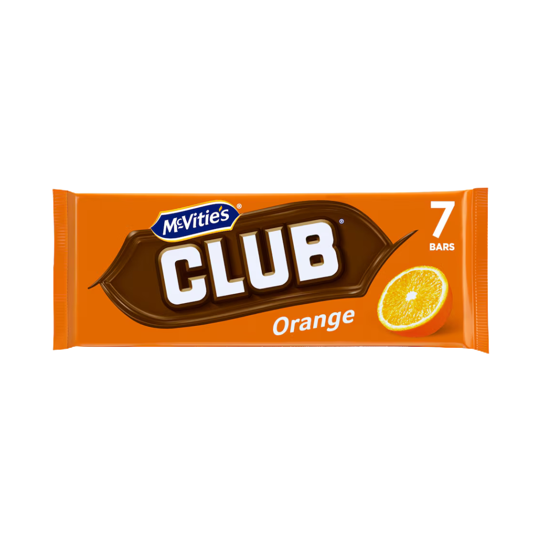 McVitie's Club Orange Flavour Chocolate Biscuits