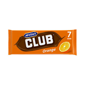 McVitie's Club Orange Flavour Chocolate Biscuits