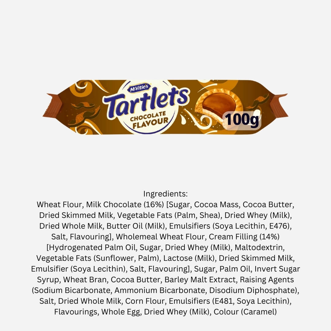 McVities Chocolate Flavour Tartlets Biscuits