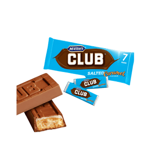 McVitie's Club Salted Caramel Flavour Chocolate Biscuits