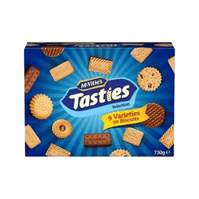 McVities Tasties Selection Assortment Biscuit Box