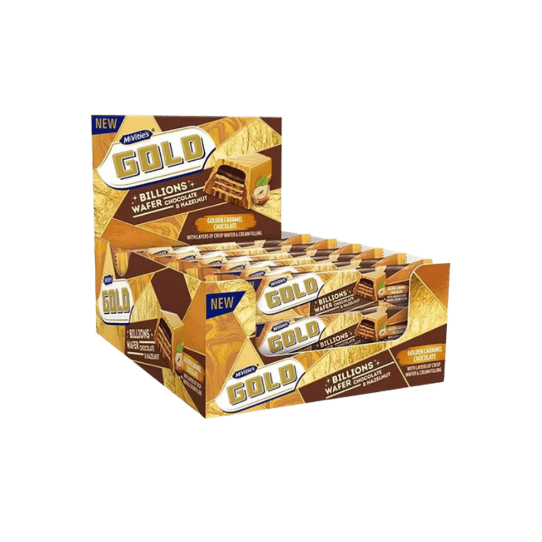 McVitie's Gold Billions Wafer Chocolate & Hazelnut
