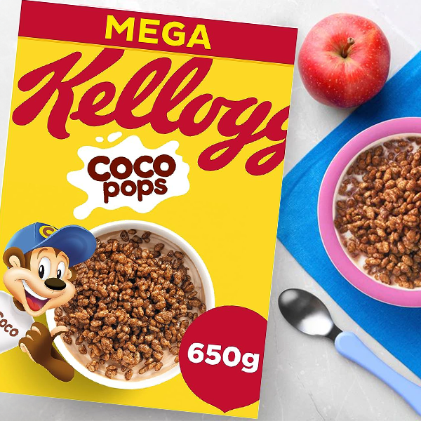 Mega Kellogg's Coco Pops Cereal Box