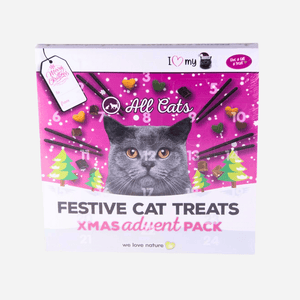 1 x Merry Christmas I Love My Cat Advent Calendar Festive Pet Treats For Cats