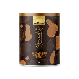 Milfresh Speciality Caramelised Chocolate Peanut Hot Chocolate