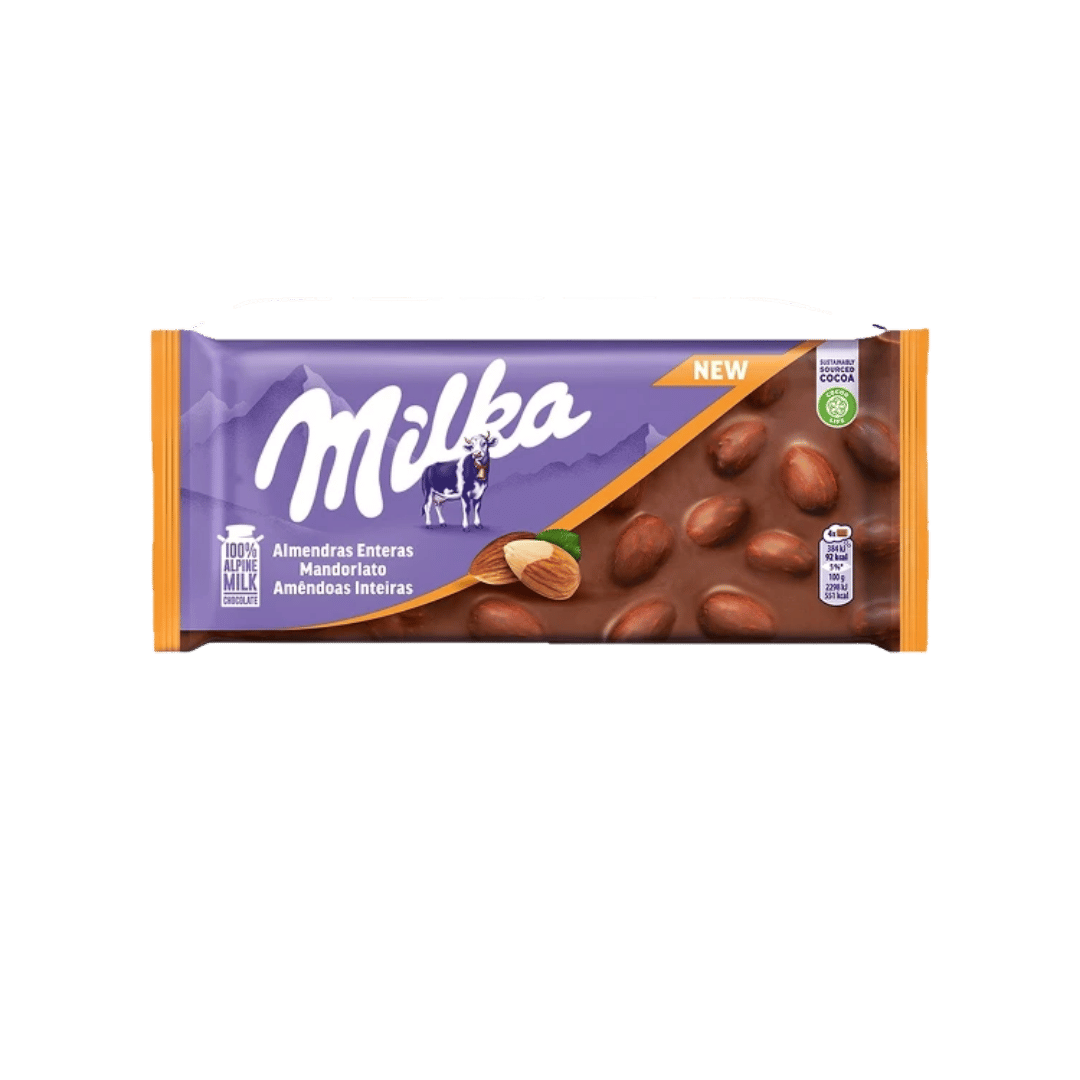 Milka Mandorlato Whole Almond Chocolate