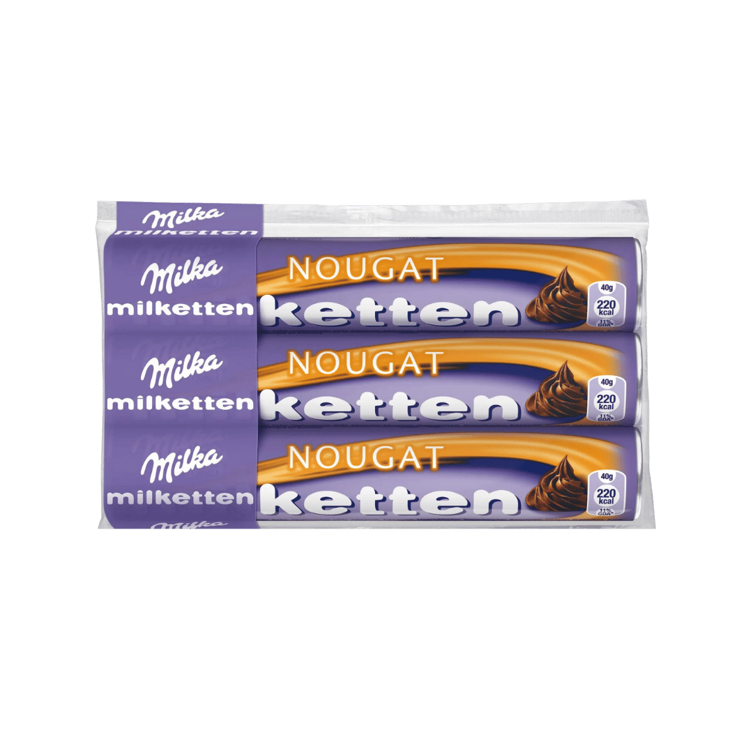 Milka Milketten Nougat Alpen Milk Chocolate