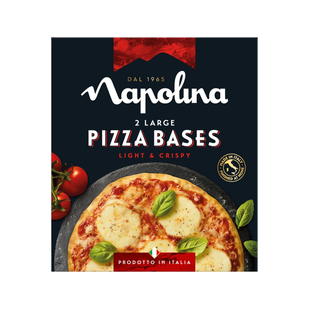 Napolina 2 Large Light & Crispy Pizza Bases