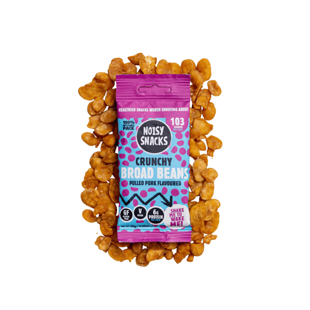 Noisy Snacks Crunchy Broad Beans Pulled Pork