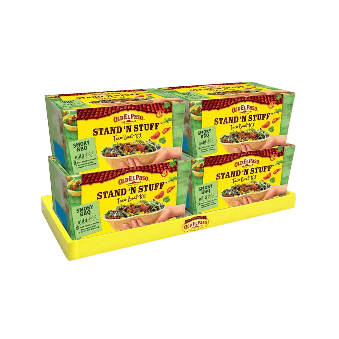Old El Paso Stand 'n Stuff Smoky BBQ Taco Kit