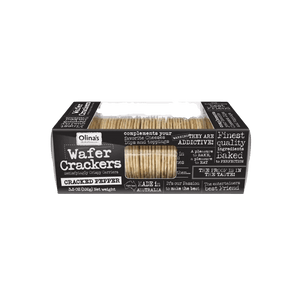 Olina’s Cracked Pepper Wafer Crackers