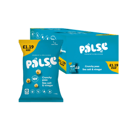 Palse Crunchy Peas Sea Salt & Vinegar 12 x 50g