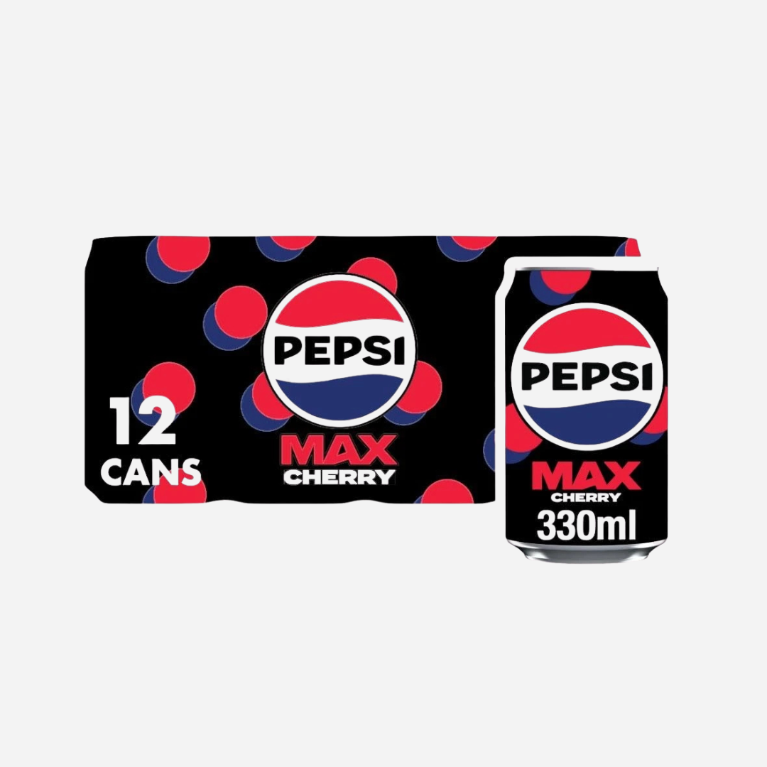 Pepsi Max Cherry Multipack – 12 x 330ml Cans