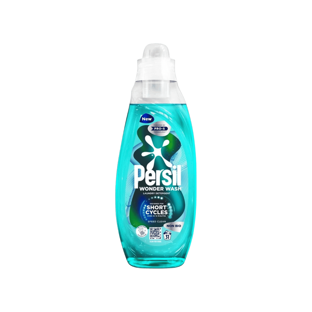 Persil Wonder Wash Non Bio Liquid Detergent Speed Clean 31 Washes