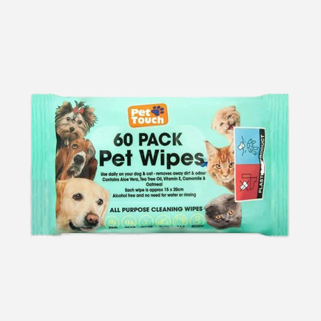 Pet Touch All Purpose Cleaning Wipes For Dogs & Cats