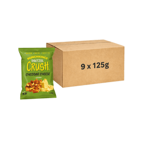Munchkings Pretzel Crush  Cheddar Cheese 9 x 125g