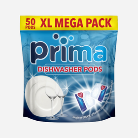 Prima 5 in 1 Dishwasher Pods - 50 pods