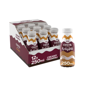 Costa Coffee Frappé Creamy Tiramisu 12 x 250ml Bottles