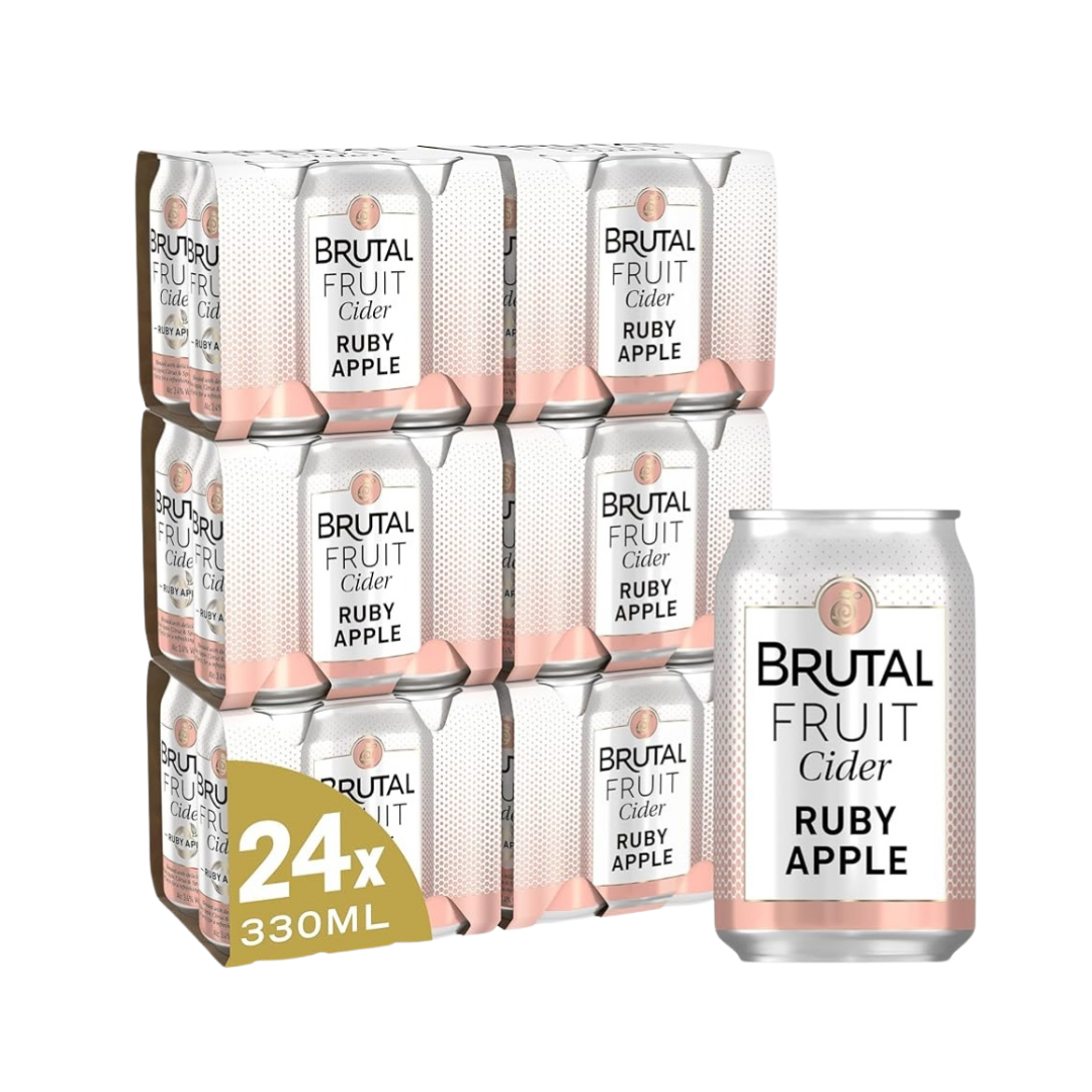 Brutal Fruit Cider Ruby Apple 24 x 330ml