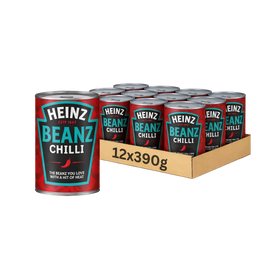 Heinz Chilli Baked Beans 12 x 390g Tins