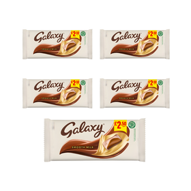 MULTIBUY Galaxy Smooth Milk Chocolate Bar - 5 For £8.99