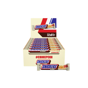 Snickers White Duo Bars 32 x 81g Bars