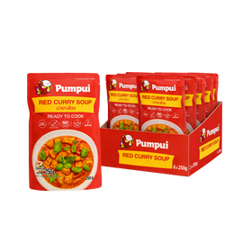 Pumpui Thai Red Curry Soup 6 × 250g