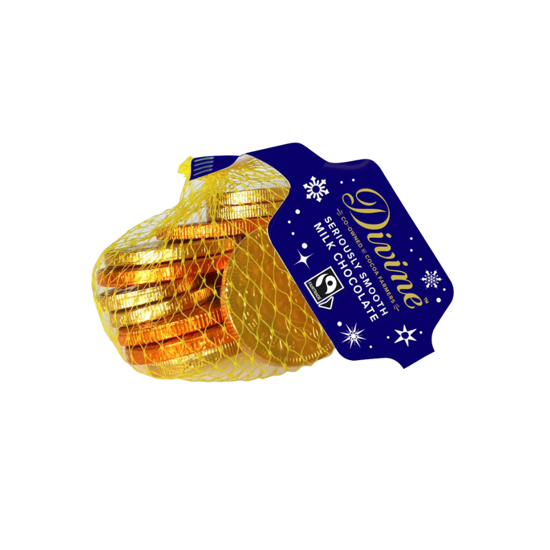 Divine Milk Chocolate Coins