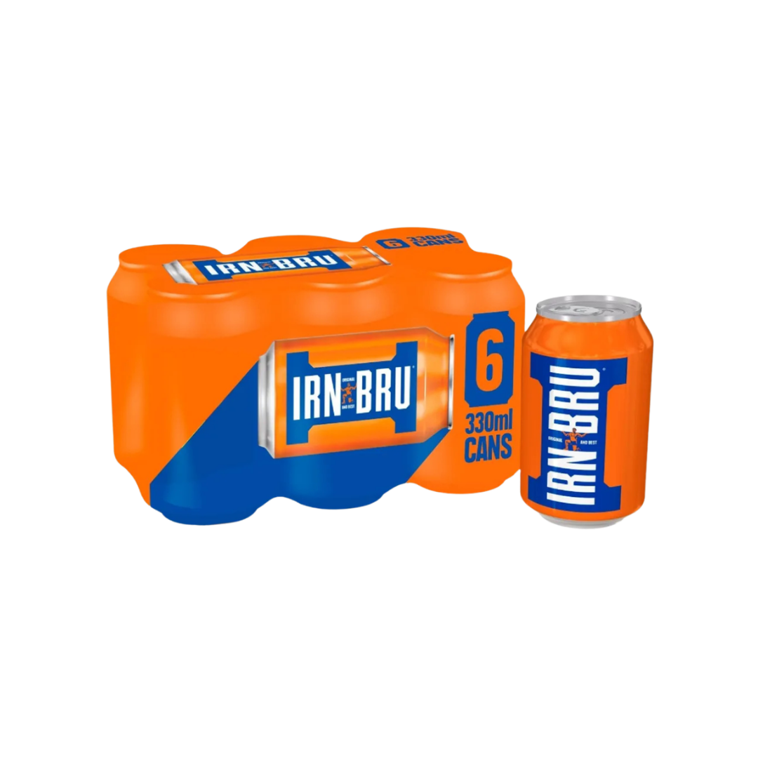 Barrs Irn Bru Cans 6 x 330ml Cans