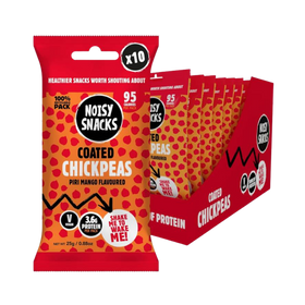 Noisy Snacks Piri Mango Coated Chickpeas 10 x 25g