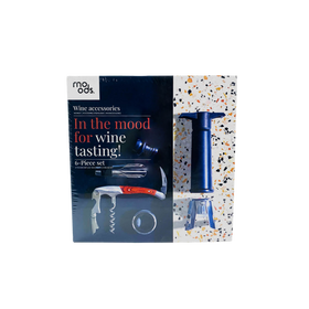 In The Mood For Wine Tasting 6 Piece Accessories Set