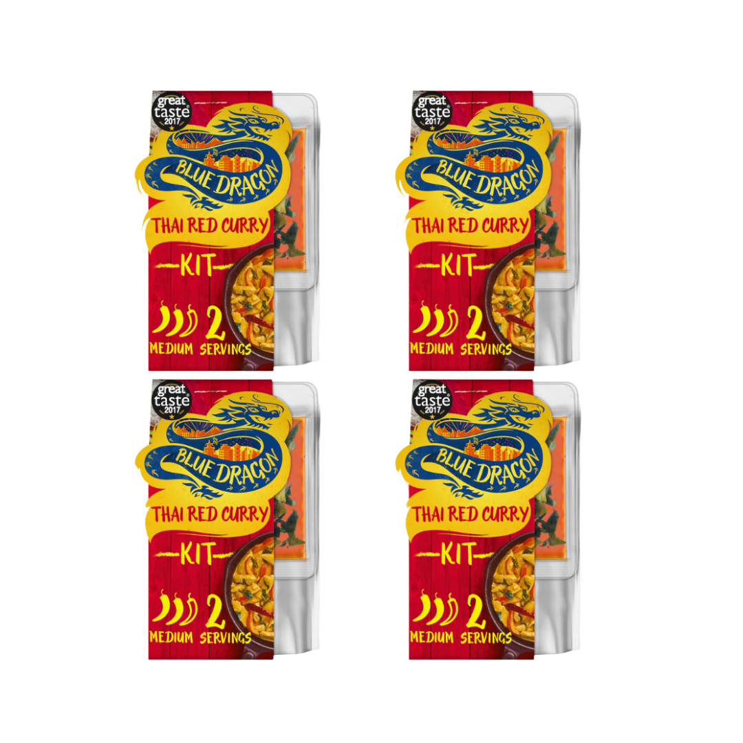 Blue Dragon 3 Step Red Curry 4 x 253g