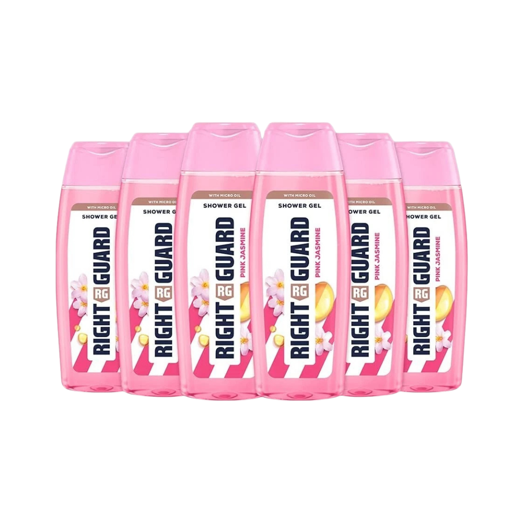 Right Guard Shower Gel Magic Oil Pink Jasmine 6 x 250ml