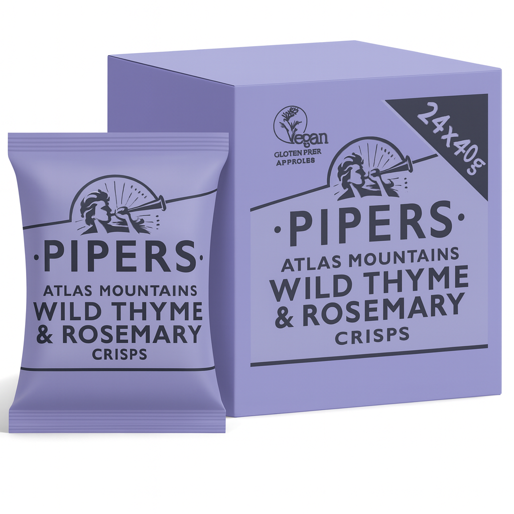 Pipers Wild Thyme & Rosemary Crisps