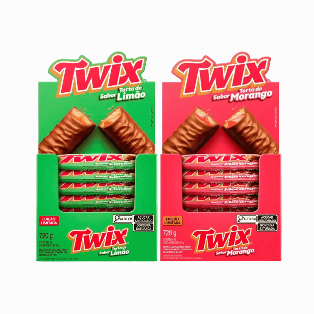 MULTIBUY Twix Torta de Limão Lemon Pie & Morango Strawberry Pie (Brazil)