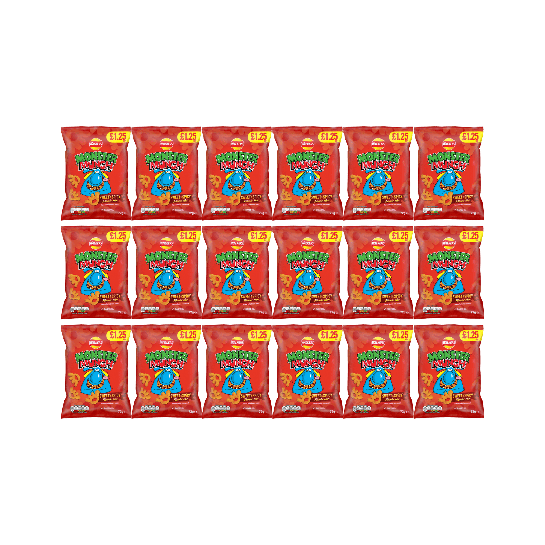 Monster Munch Sweet & Spicy Flamin' Hot