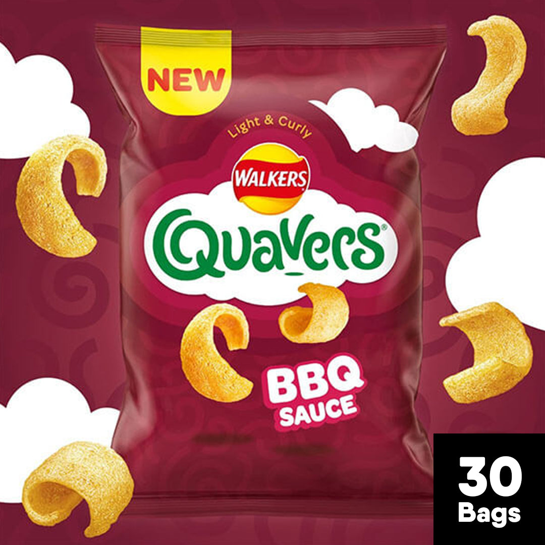 Walkers Quavers BBQ Sauce Flavour Crisps