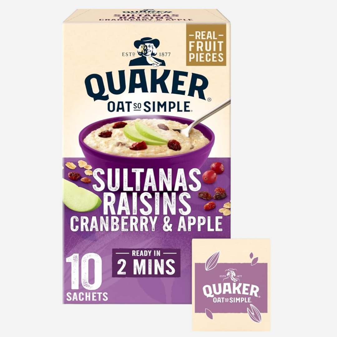 Quaker Oat So Simple Sultana Raisin and Apple Porridge