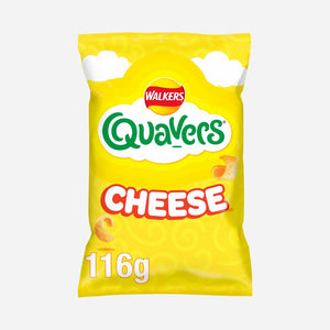 Walkers Quavers Cheese Flavour Potato Snacks Crisps