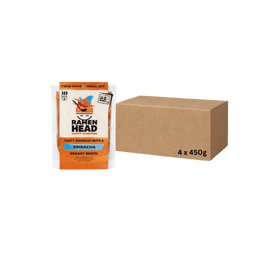 RamenHead Tasty Noodles With A Sriracha Broth Case 4x 450g