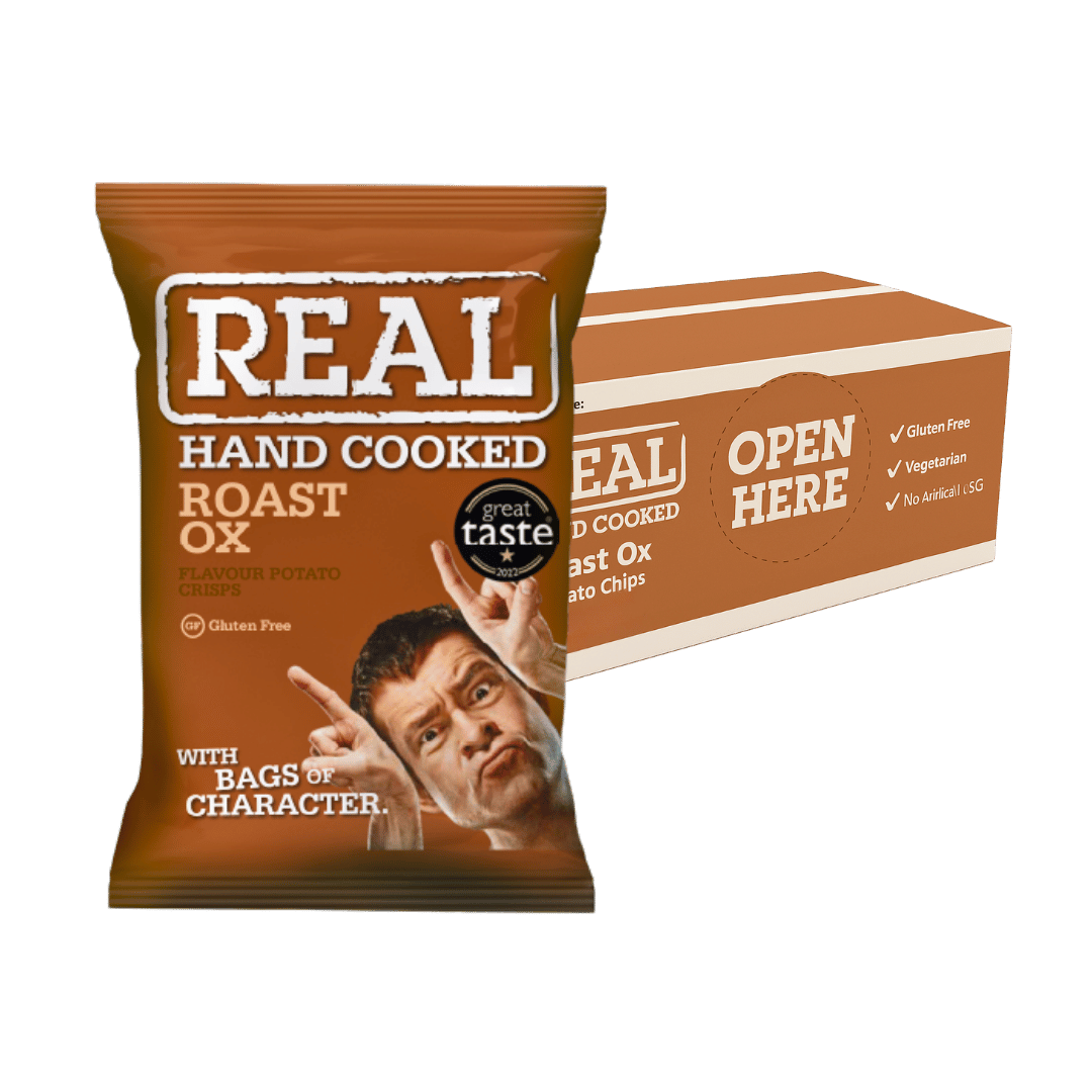 Real Hand Cooked Roast Ox Crisps