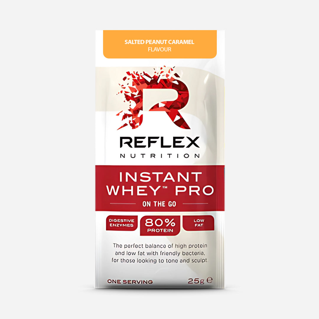 Reflex Nutrition Instant Whey Pro On The Go Sachets Salted Peanut Caramel