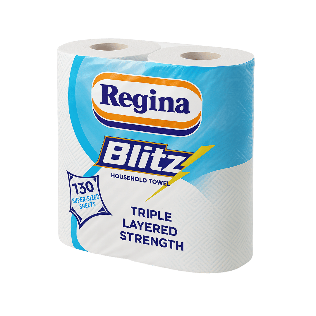 Regina Blitz Kitchen Roll Twin Pack