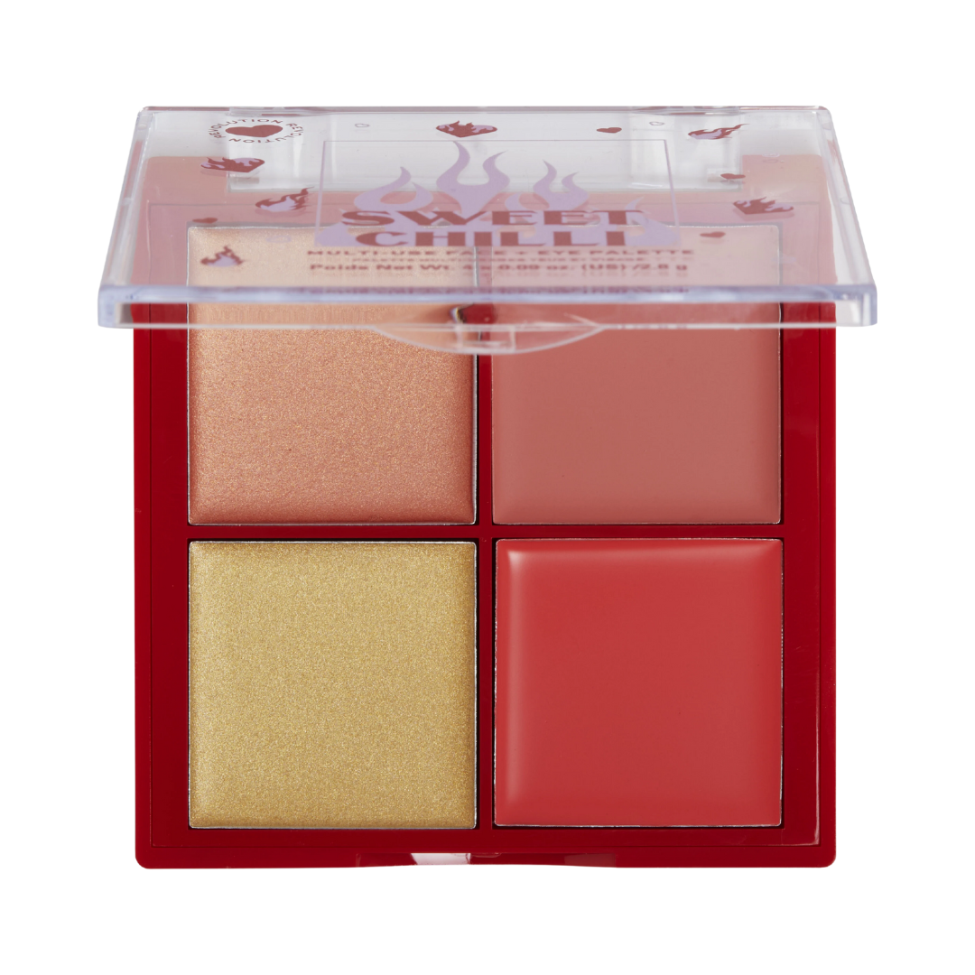 Revolution Sweet Chilli Cream Blush & Highlight Quad