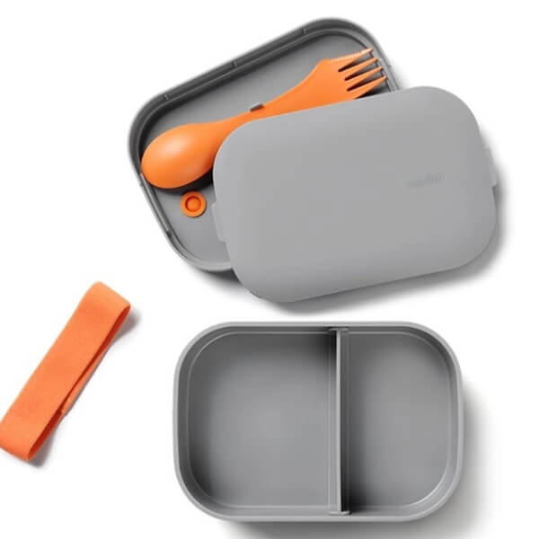 Grey Royal VKB Lunch Box Includes Cutlery