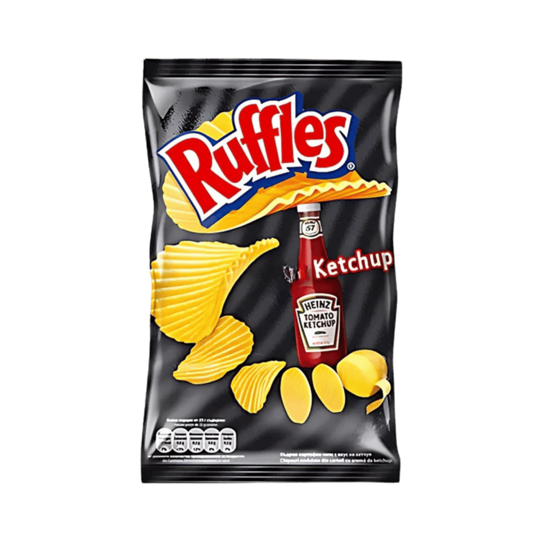 Ruffles Heinz Ketchup Ridge Cut Crisps