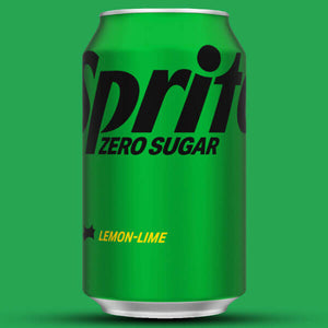 8 x Sprite Zero Sugar Lemon Lime 330ml Drink Cans